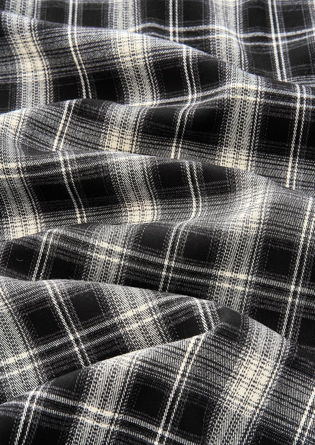 Women's Plaid High Waisted A-Line Midi Skirts | Elastic Waistband. Long Flowy Skirt. Classic Tartan Print. Vintage Style. Casual & Formal Wear.