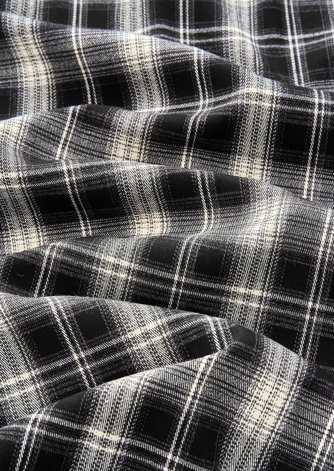 Women's Plaid High Waisted A-Line Midi Skirts | Elastic Waistband. Long Flowy Skirt. Classic Tartan Print. Vintage Style. Casual & Formal Wear.